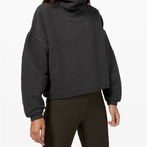 lululemon athletica Charcoal Cowl Neck Sweater